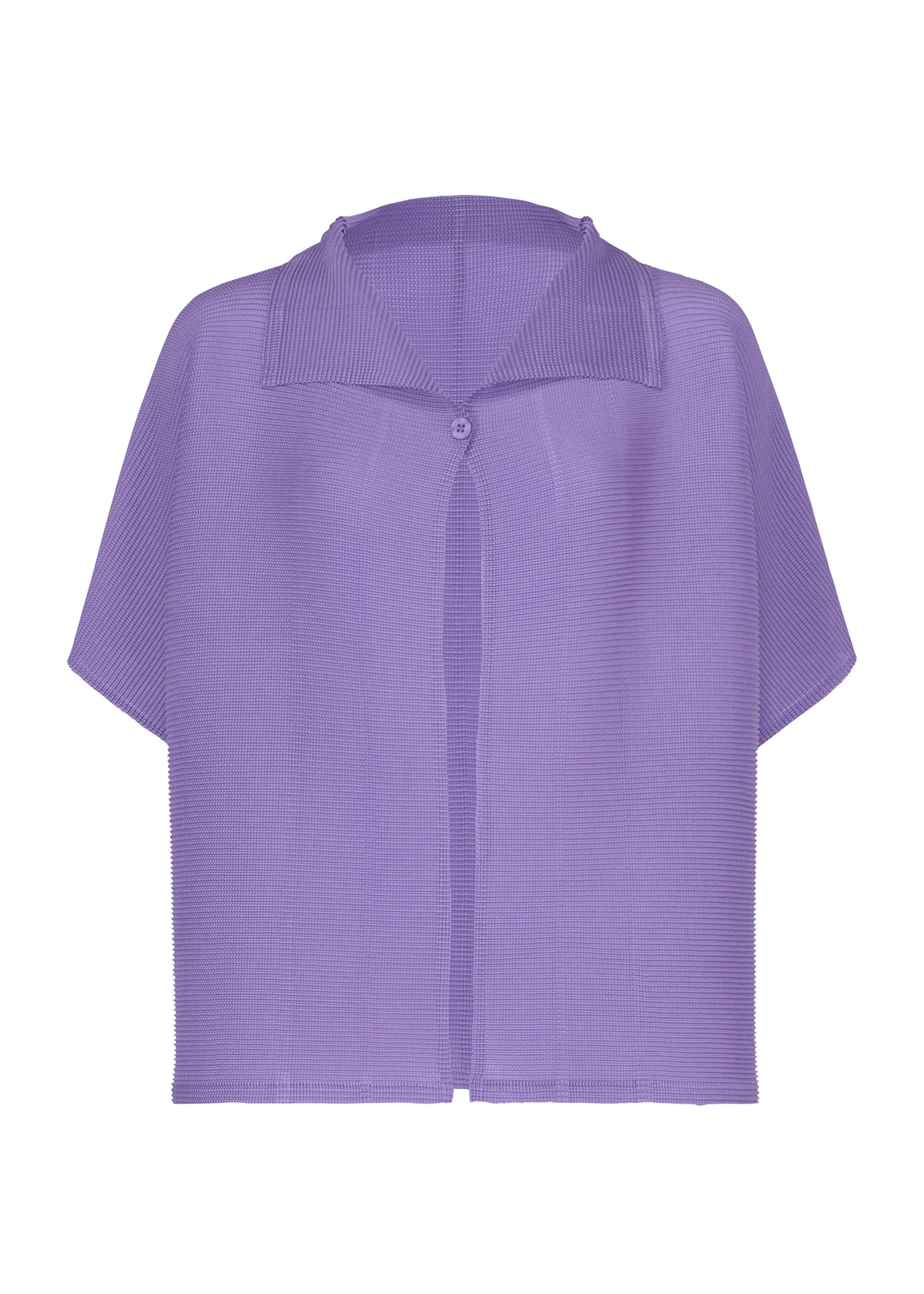 SQUARE STRETCH PLEATS、ウィメンズ_トップス_カーディガン、パープル