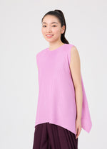 TOWER KNIT STRETCH PLEATS、ウィメンズ_トップス_トップ、着用画像1