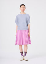 TOWER KNIT STRETCH PLEATS、ウィメンズ_トップス_トップ、着用画像3
