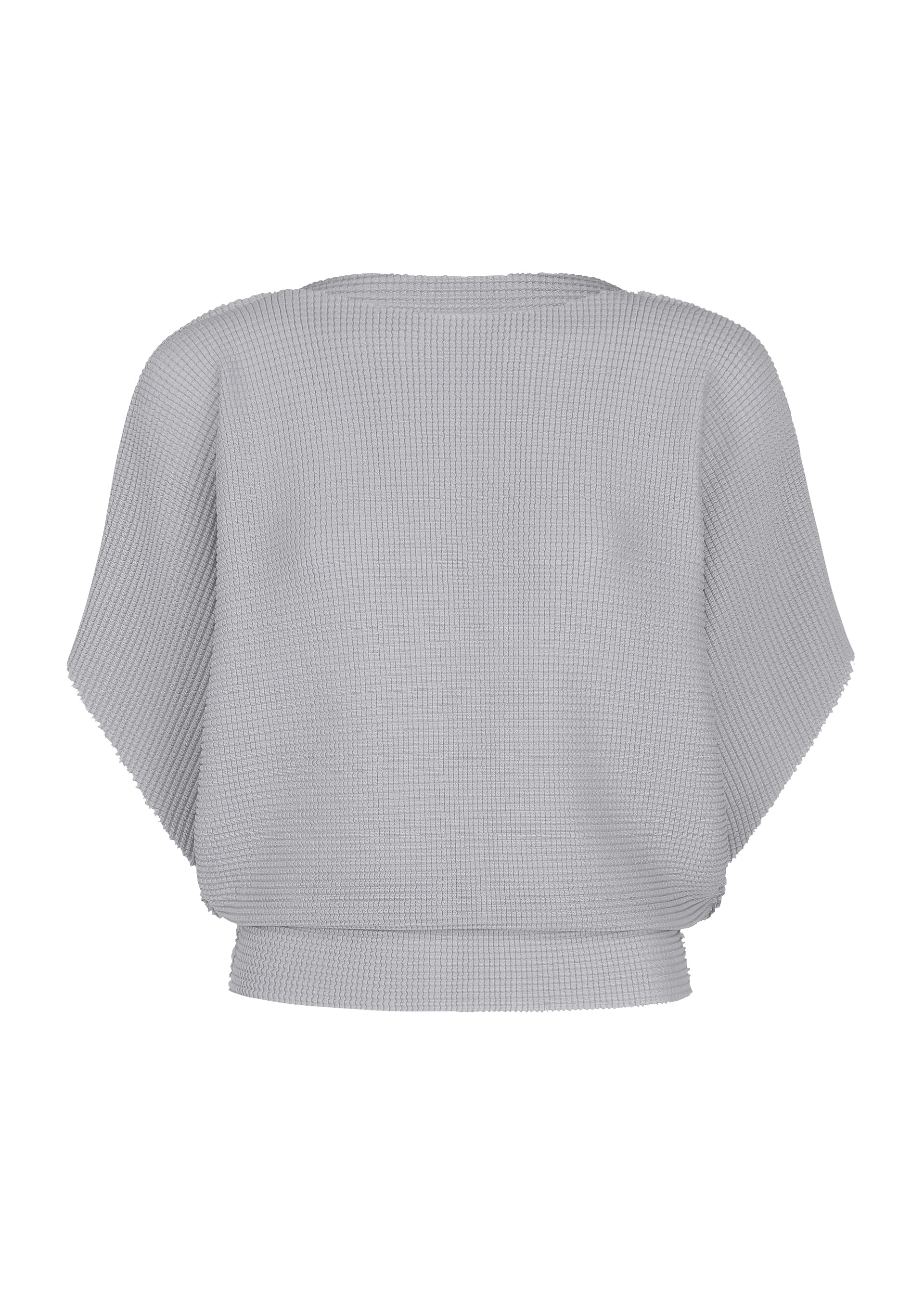 TOWER KNIT STRETCH PLEATS、ウィメンズ_トップス_トップ、グレー