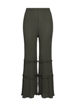 FLARE SEE-THROUGH CREPE