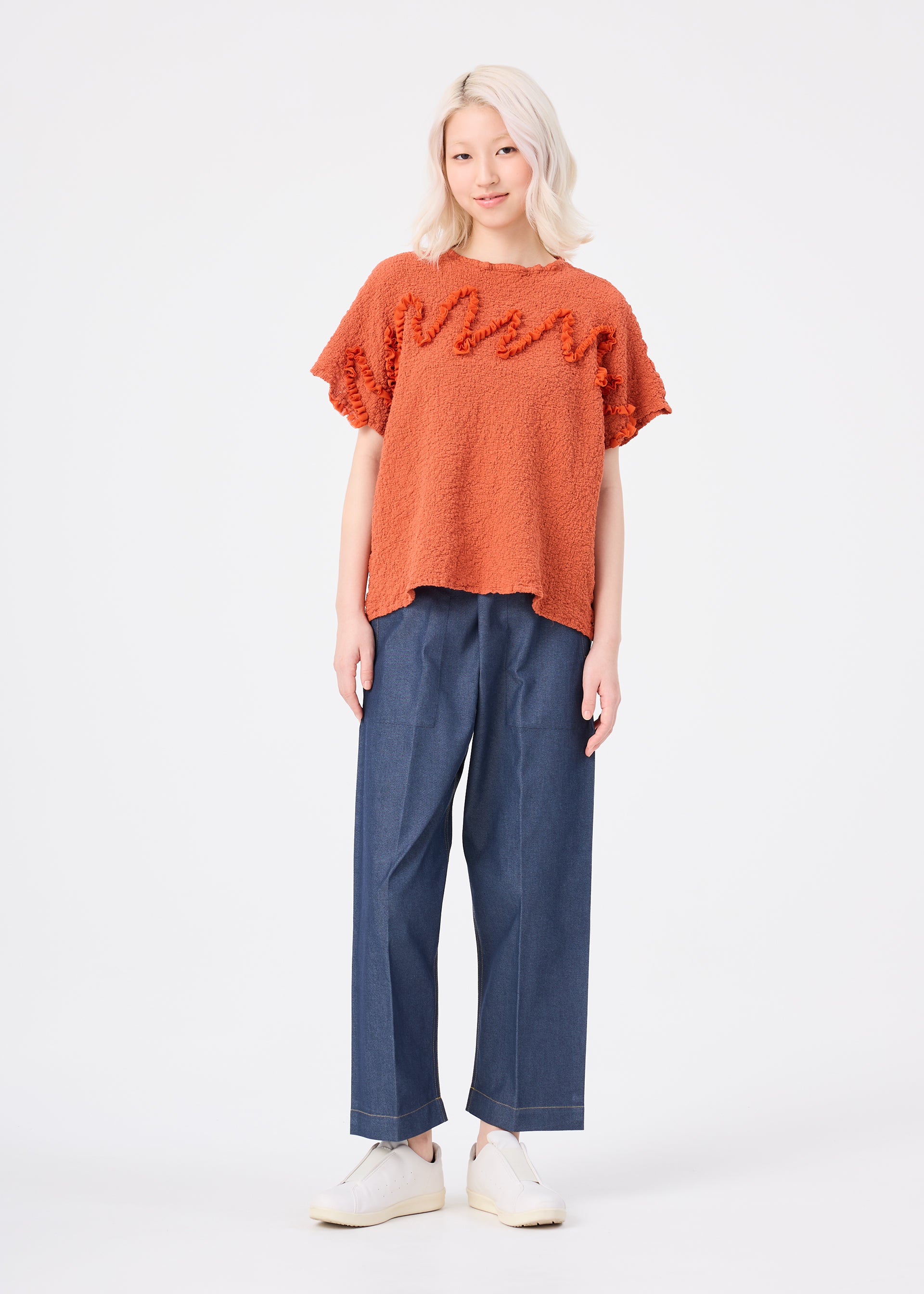 LEAF TULLE CAULIFLOWER、ウィメンズ_トップス_トップ、着用画像3