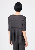 FLARE SEE-THROUGH CREPE、ウィメンズ_トップス_トップ、着用画像2