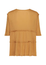 FLARE SEE-THROUGH CREPE、ウィメンズ_トップス_トップ、ディテール画像1