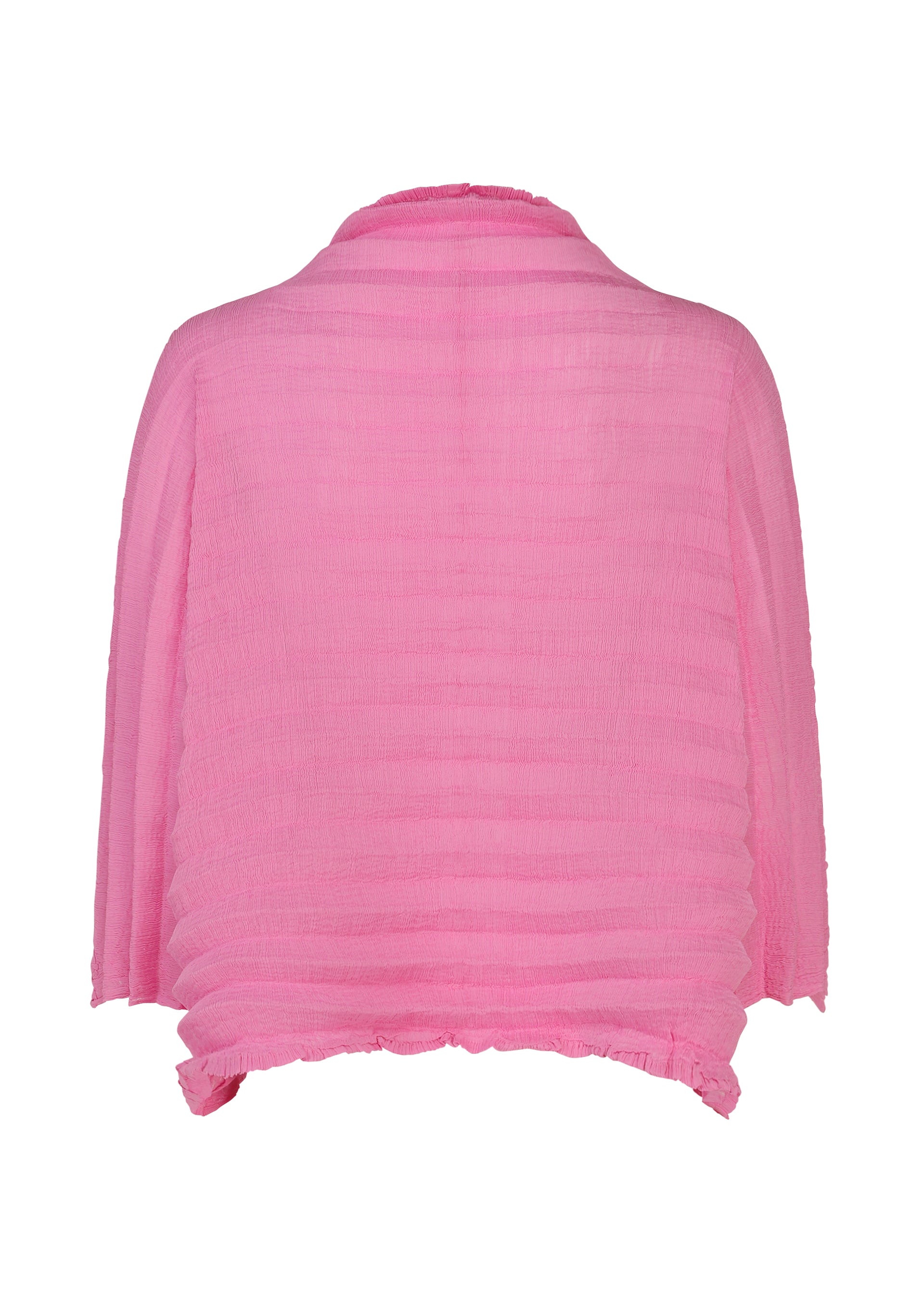 ACCORDION SEE-THROUGH CREPE、ウィメンズ_トップス_カーディガン、ディテール画像1