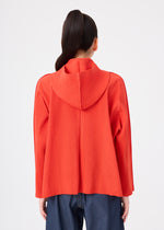 FINE KNIT PLEATS COLOR 2、ウィメンズ_ジャケット&コート_ジャケット＆ブルゾン、着用画像2