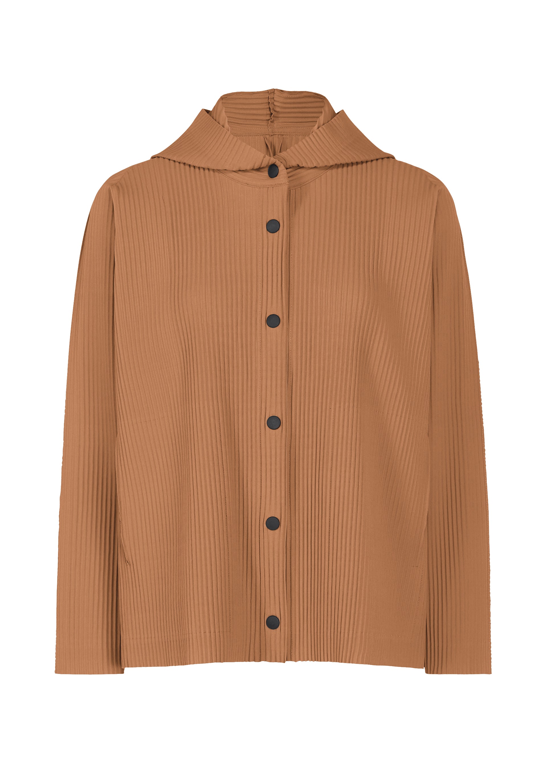 FINE KNIT PLEATS COLOR 2、ウィメンズ_ジャケット&コート_ジャケット＆ブルゾン、ブラウン