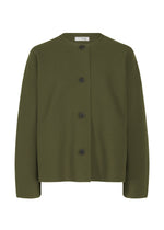 SOLID KNIT、ウィメンズ_ジャケット&コート_ジャケット＆ブルゾン、カーキ
