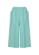 FINE KNIT PLEATS COLOR 1、ウィメンズ_パンツ、ブルー
