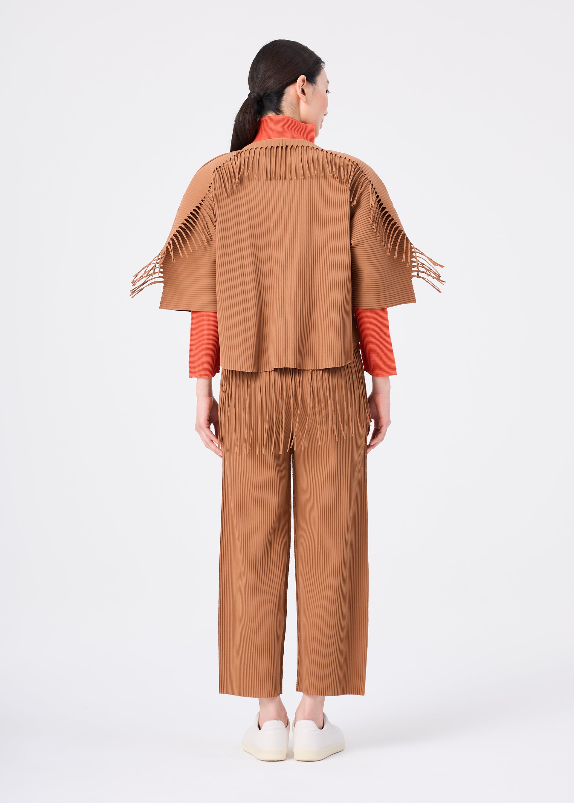 LEAF PLEATS、ウィメンズ_パンツ、着用画像2