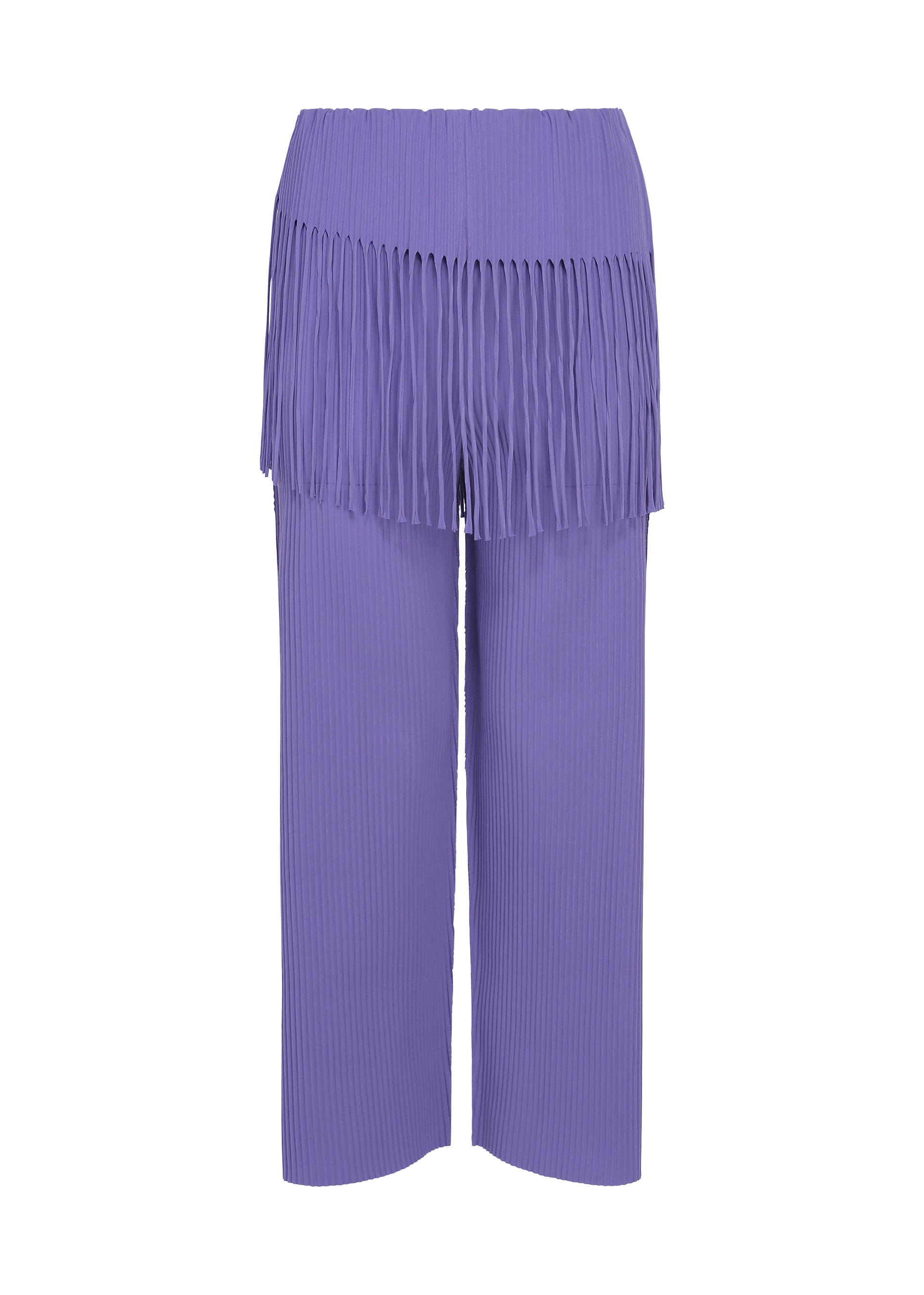 LEAF PLEATS、ウィメンズ_パンツ、パープル