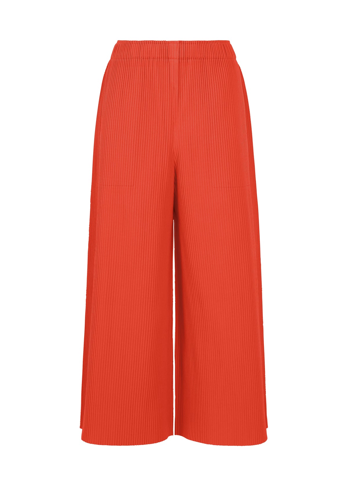 FINE KNIT PLEATS COLOR 2、ウィメンズ_パンツ、レッド