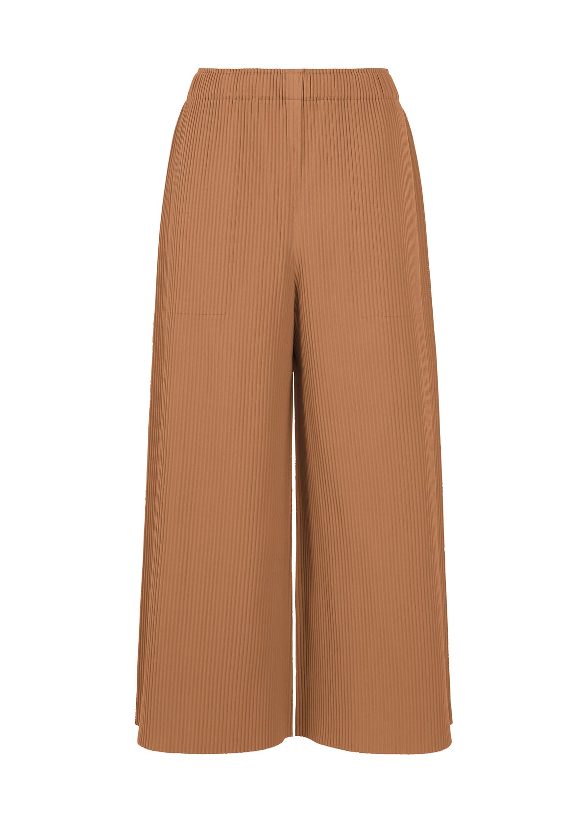 FINE KNIT PLEATS COLOR 2、ウィメンズ_パンツ、ブラウン