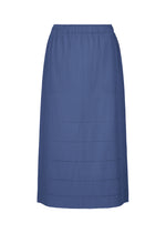 FINE KNIT PLEATS BOTTOM 1、ウィメンズ_スカート、ブルー