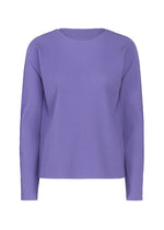 FINE KNIT PLEATS COLOR 2、ウィメンズ_トップス_トップ、パープル