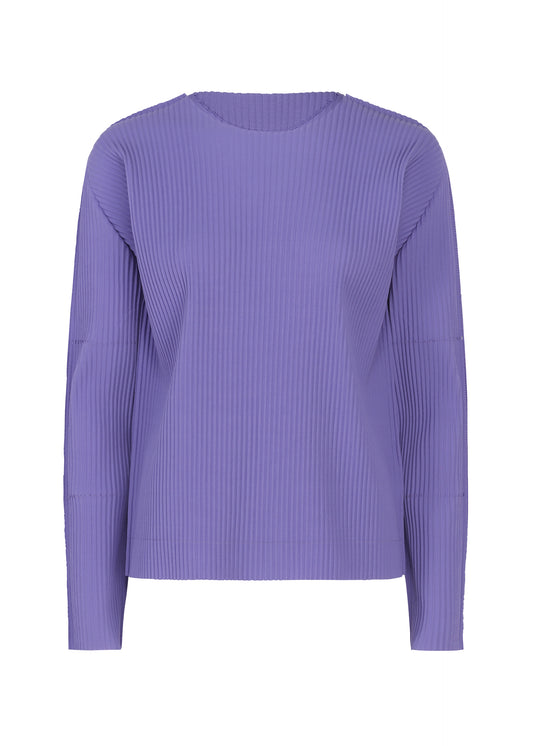 FINE KNIT PLEATS COLOR 2、ウィメンズ_トップス_トップ、パープル
