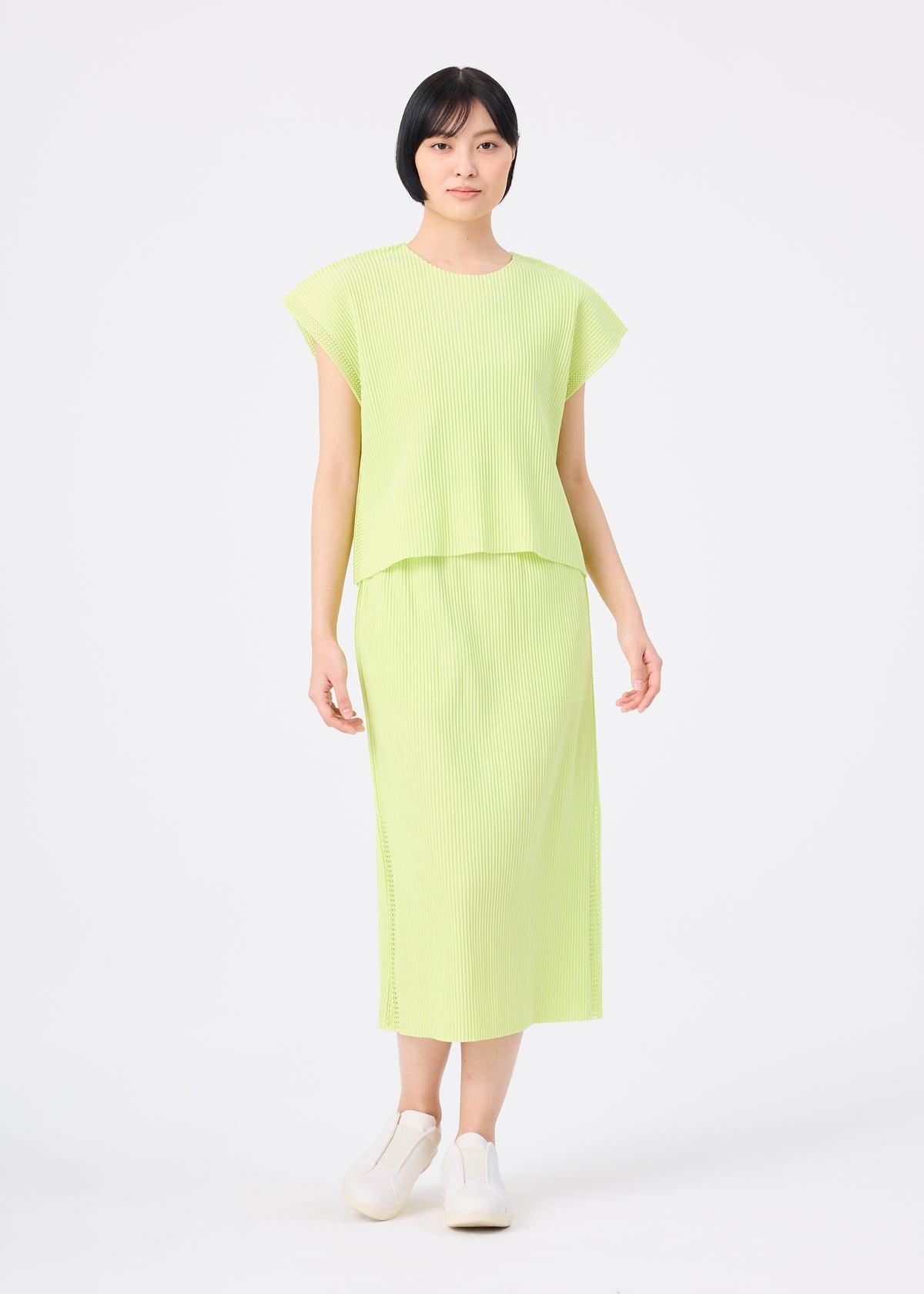 MESH PLEATS、ウィメンズ_トップス_トップ、着用画像3