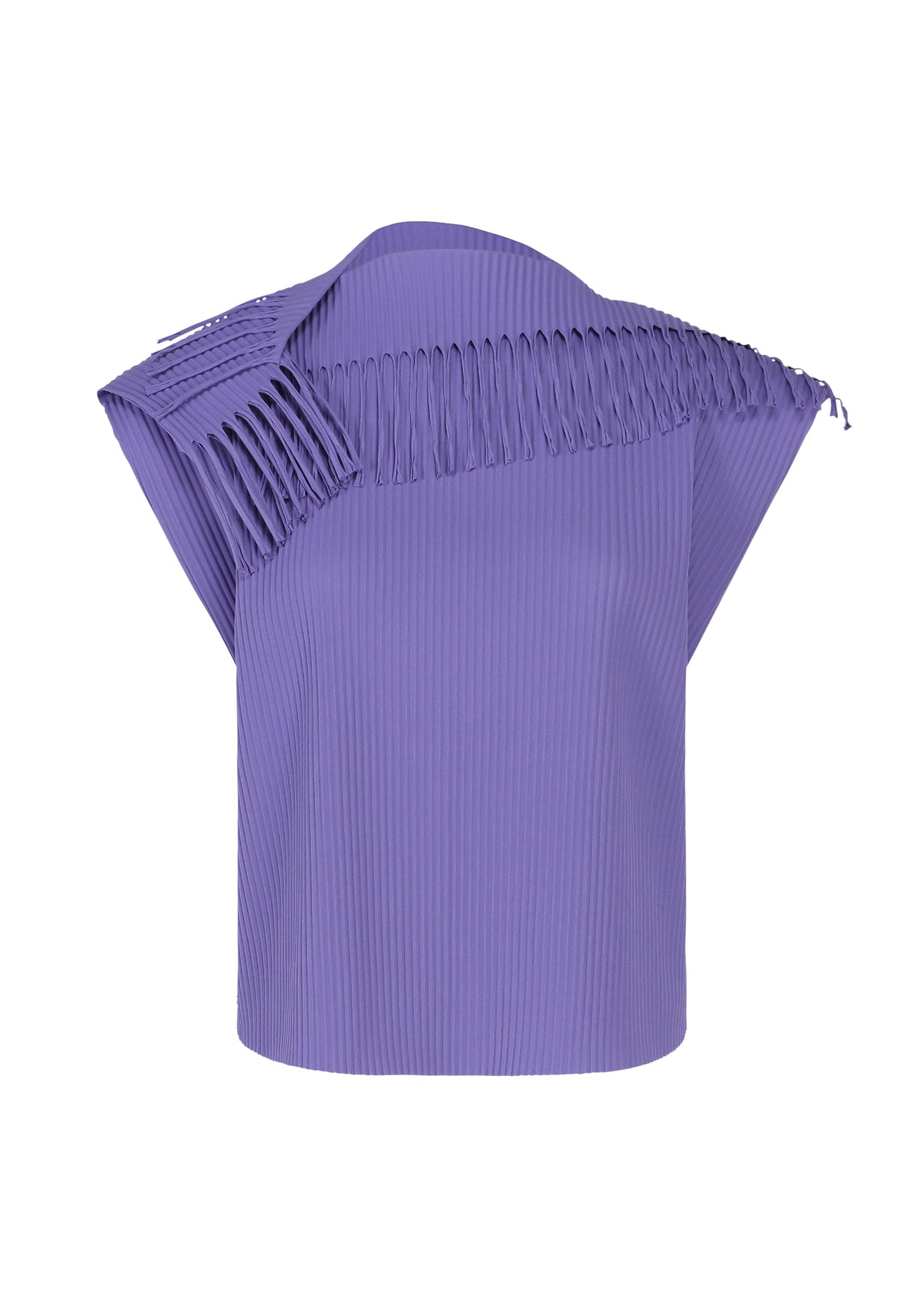 LEAF PLEATS、ウィメンズ_トップス_トップ、パープル