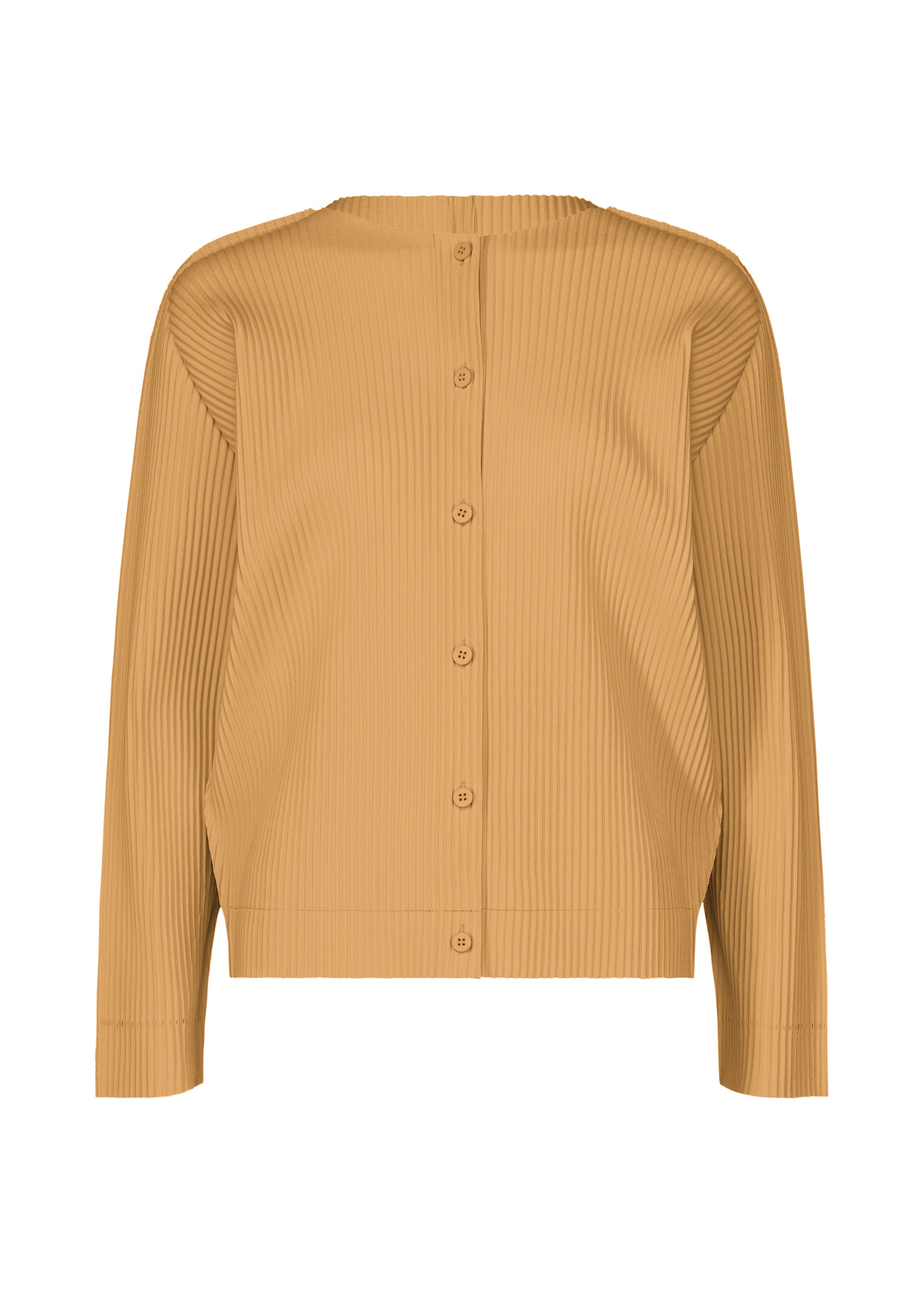 FINE KNIT PLEATS COLOR 1、ウィメンズ_トップス_カーディガン、ベージュ