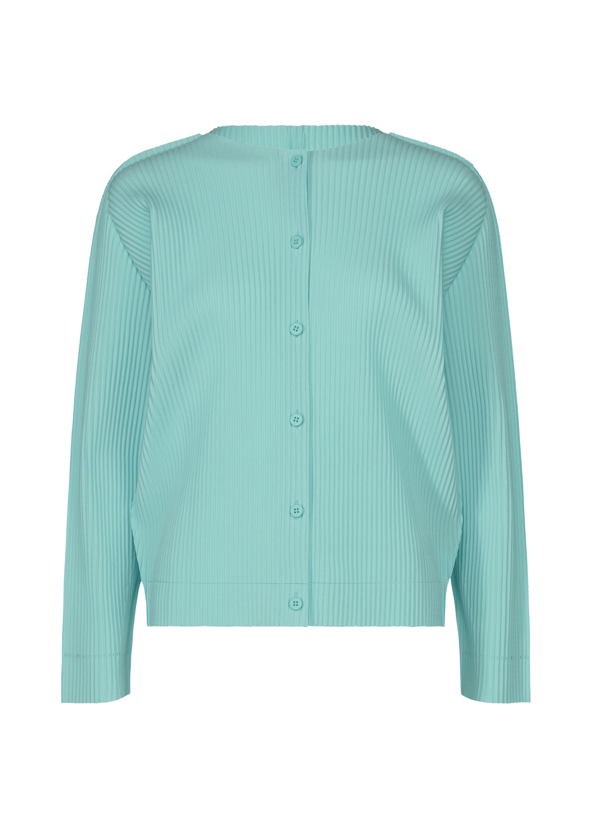 FINE KNIT PLEATS COLOR 1、ウィメンズ_トップス_カーディガン、ブルー