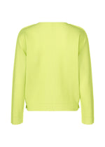 FINE KNIT PLEATS COLOR 1、ウィメンズ_トップス_カーディガン、ディテール画像1
