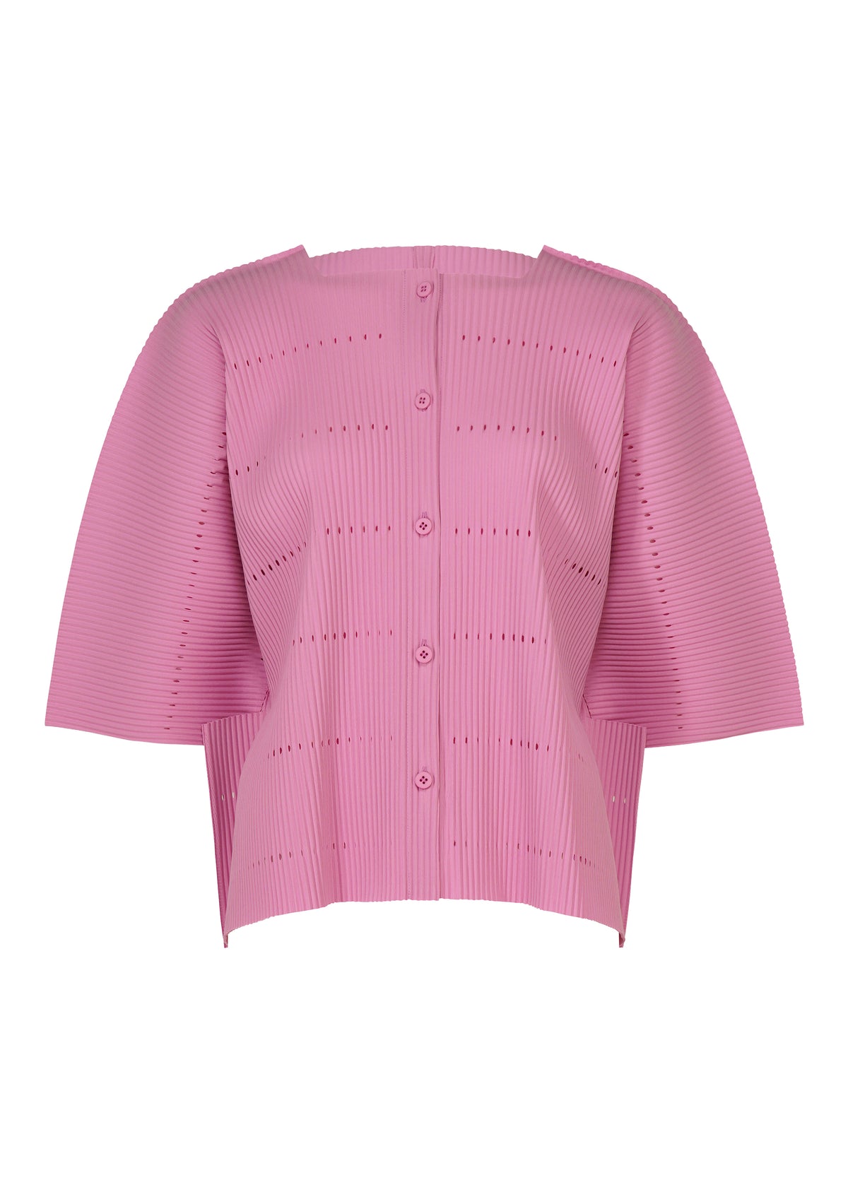 TOWER PLEATS、ウィメンズ_トップス_カーディガン、ピンク