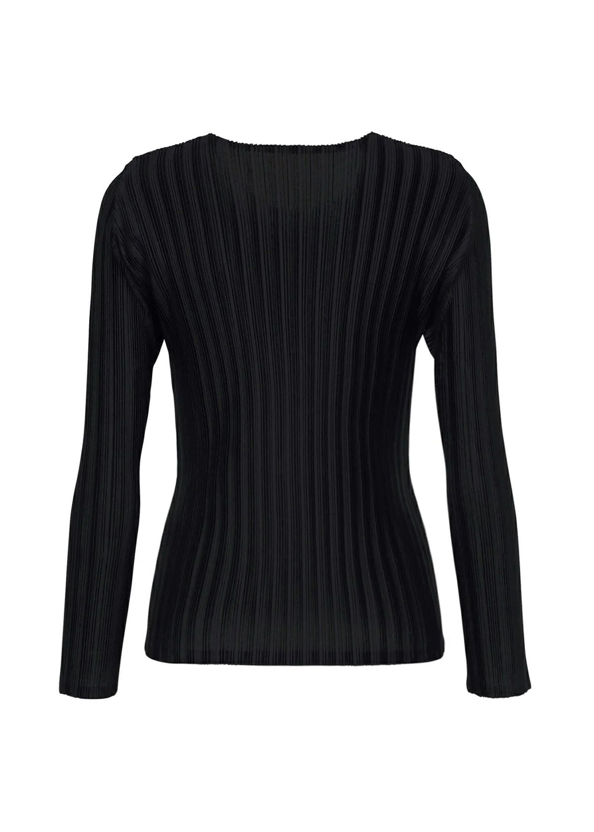 RIB PLEATS BASICS、ウィメンズ_トップス_トップ、ディテール画像1