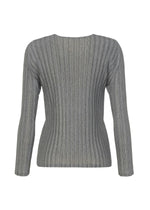 RIB PLEATS BASICS、ウィメンズ_トップス_トップ、ディテール画像1