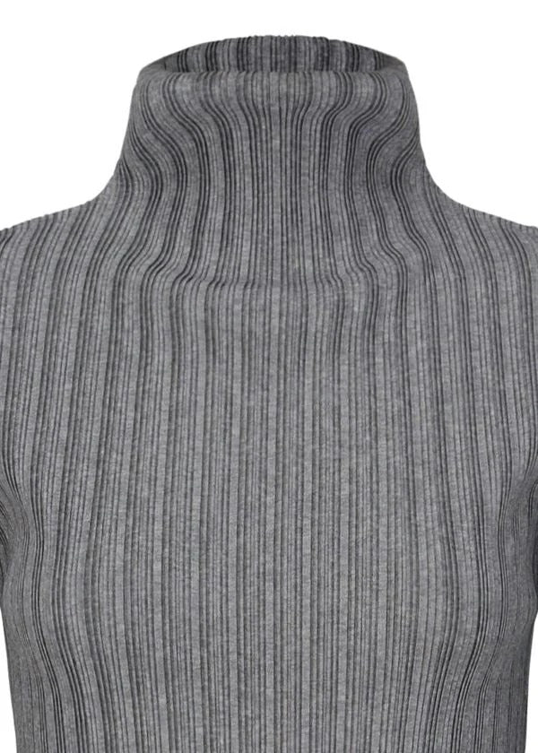 RIB PLEATS BASICS、ウィメンズ_トップス_トップ、ディテール画像3