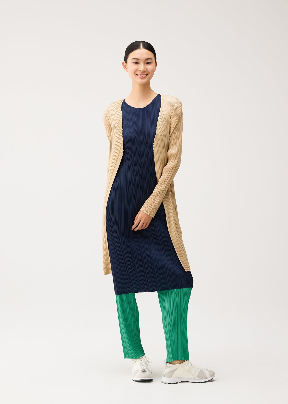 NEW COLORFUL BASICS 5、ウィメンズ_ジャケット&コート_コート、着用画像4