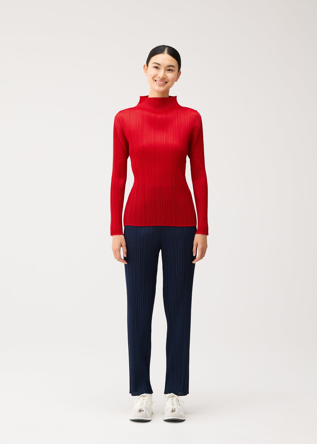 NEW COLORFUL BASICS 5、ウィメンズ_トップス_シャツ、着用画像1