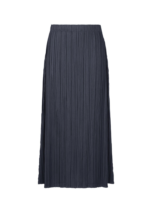 MELLOW PLEATS、ウィメンズ_スカート、ネイビー