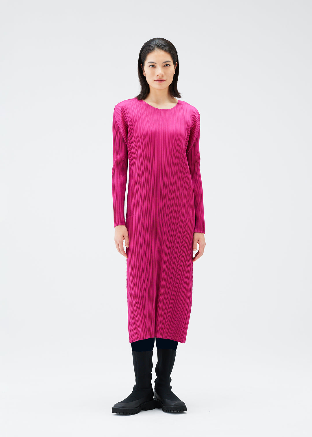 PLEATS PLEASE ISSEY MIYAKE  23SS ホルターネック ジレ ロング ベスト トップス PP31JE134 モスグリーン (207839