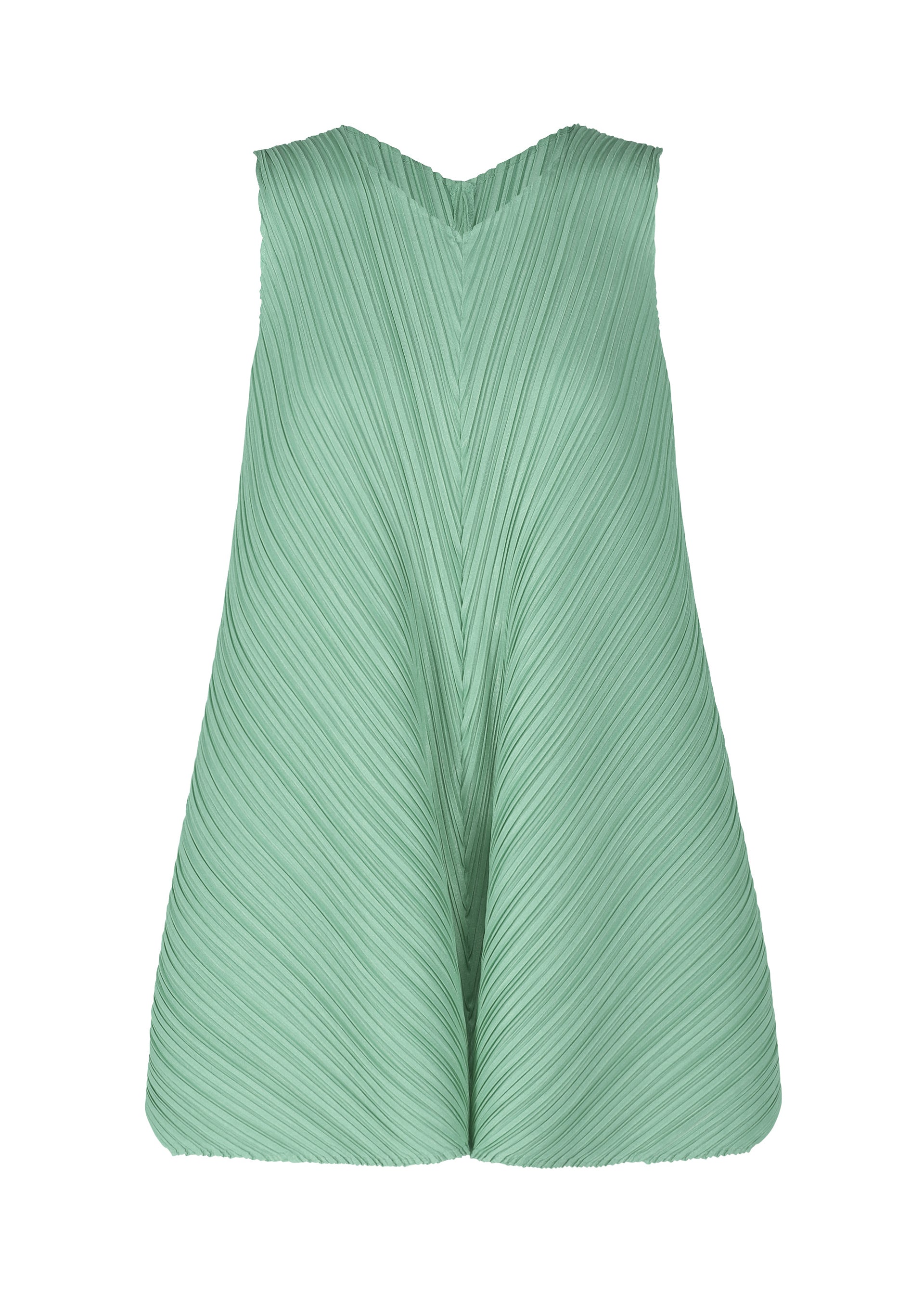PLEATS PLEASE ストライプ Vネック長袖チュニック PLEATS PLEASE ストライプ Vネック長袖チュニック