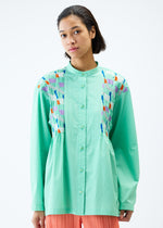 GRAINY SHIRT、ウィメンズ_トップス_シャツ、着用画像5
