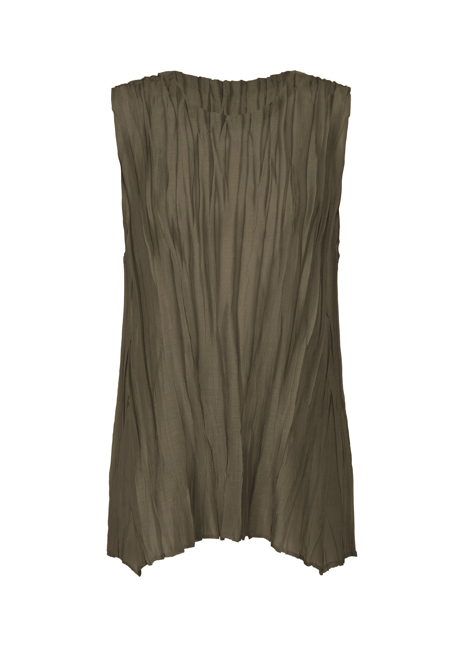 SHEER TWIST、ウィメンズ_トップス_トップ、ブラウン