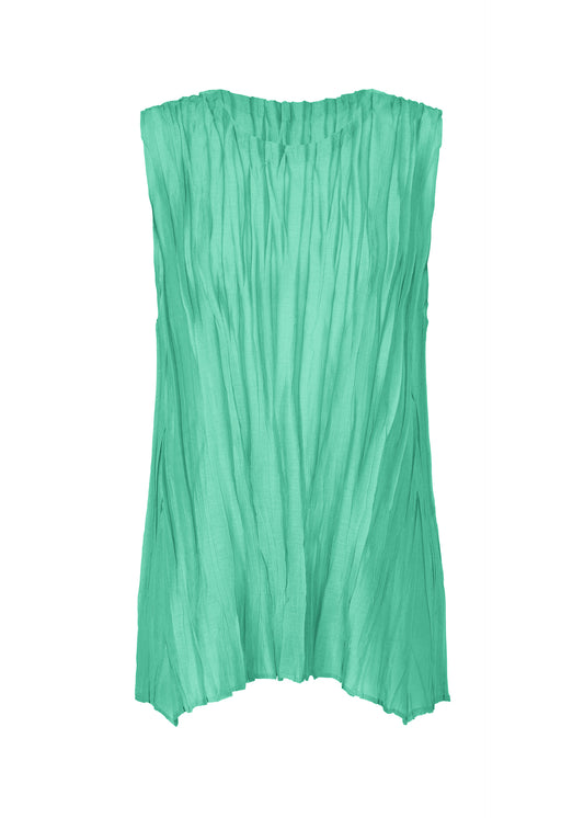 SHEER TWIST、ウィメンズ_トップス_トップ、グリーン
