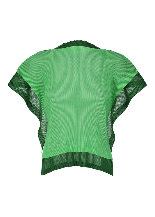 SHEER SQUARE, WOMEN 's Tops, Green