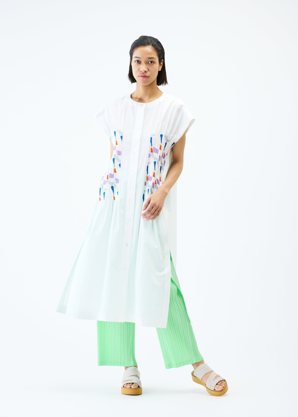 GRAINY SHIRT、ウィメンズ_トップス_シャツ、着用画像4