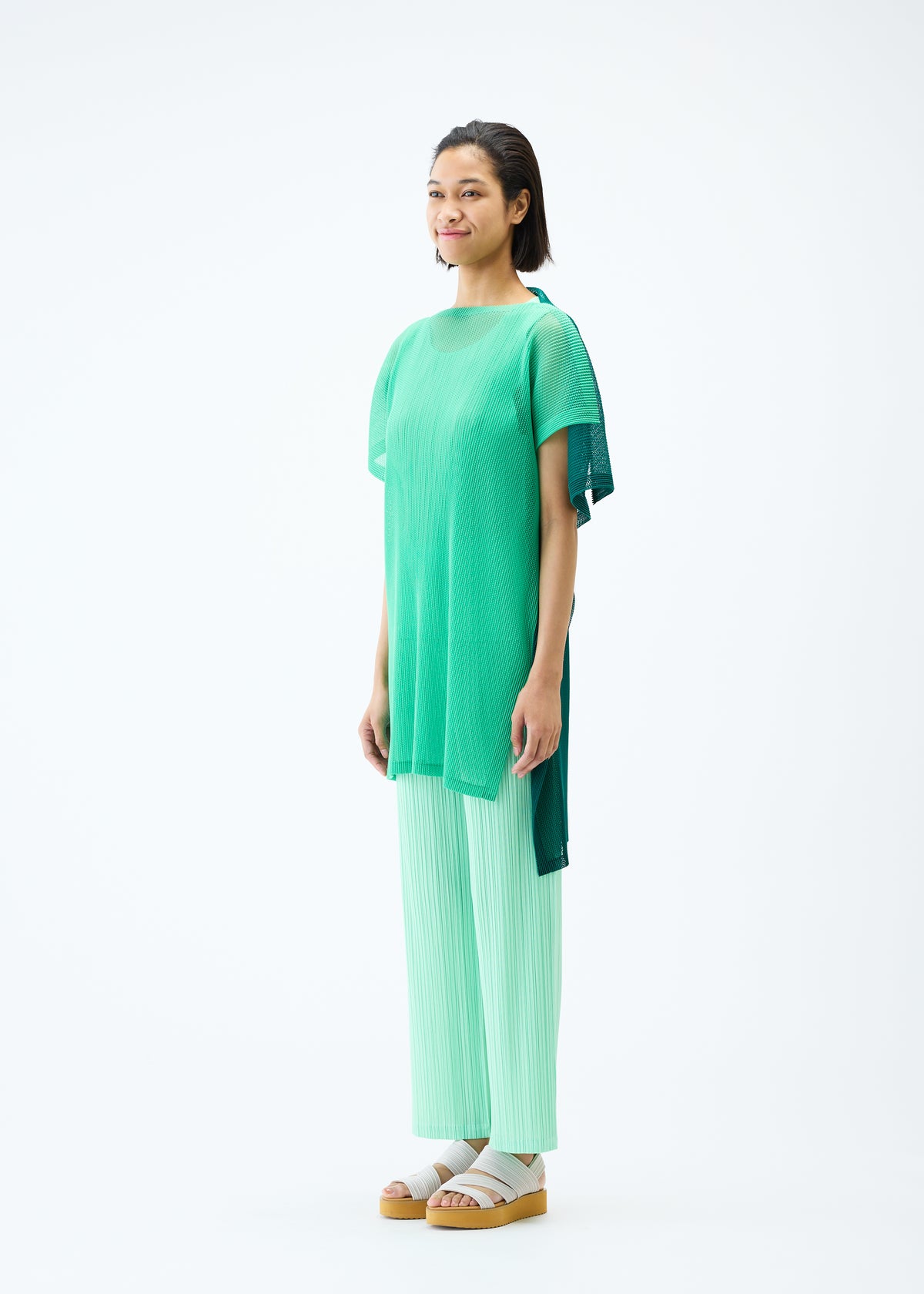 SHEER SQUARE、ウィメンズ_トップス_チュニック、着用画像2