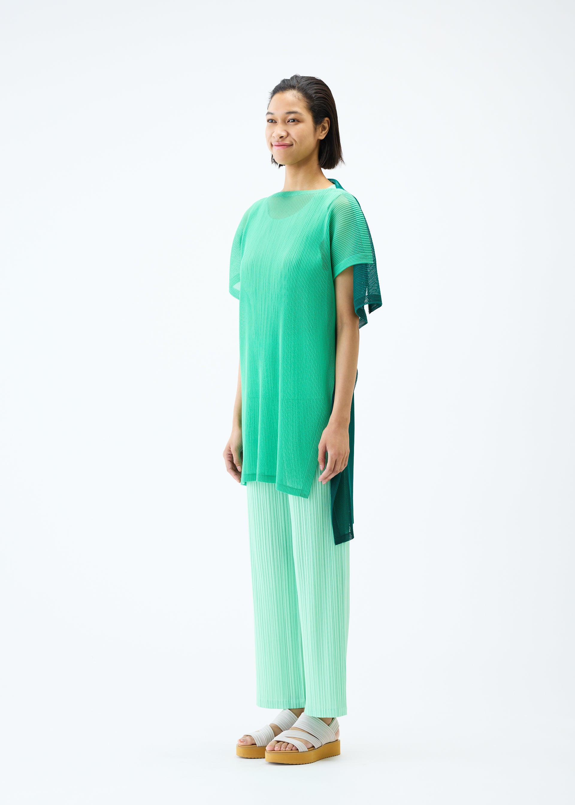 SHEER SQUARE、ウィメンズ_トップス_チュニック、着用画像2