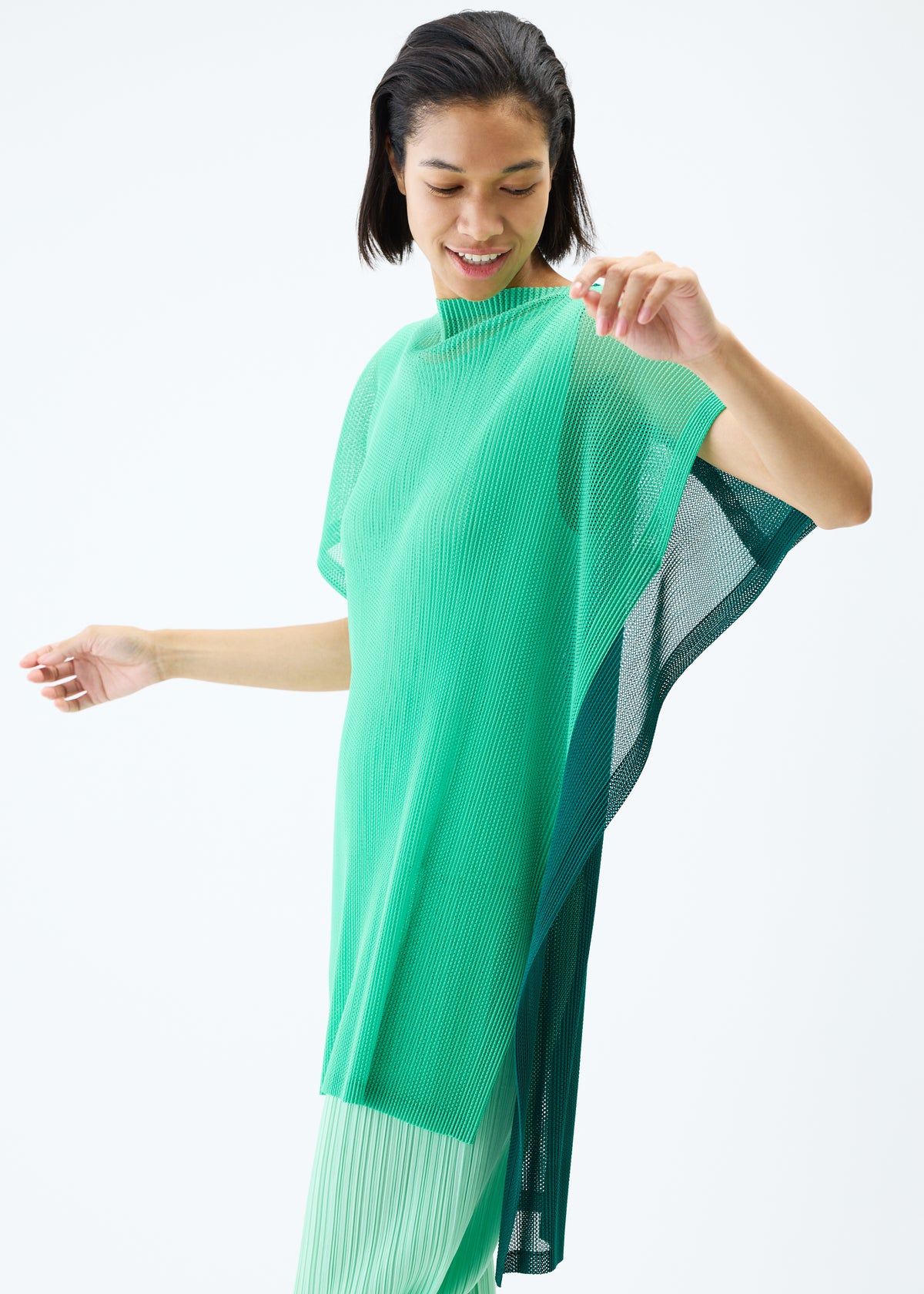 SHEER SQUARE、ウィメンズ_トップス_チュニック、着用画像4