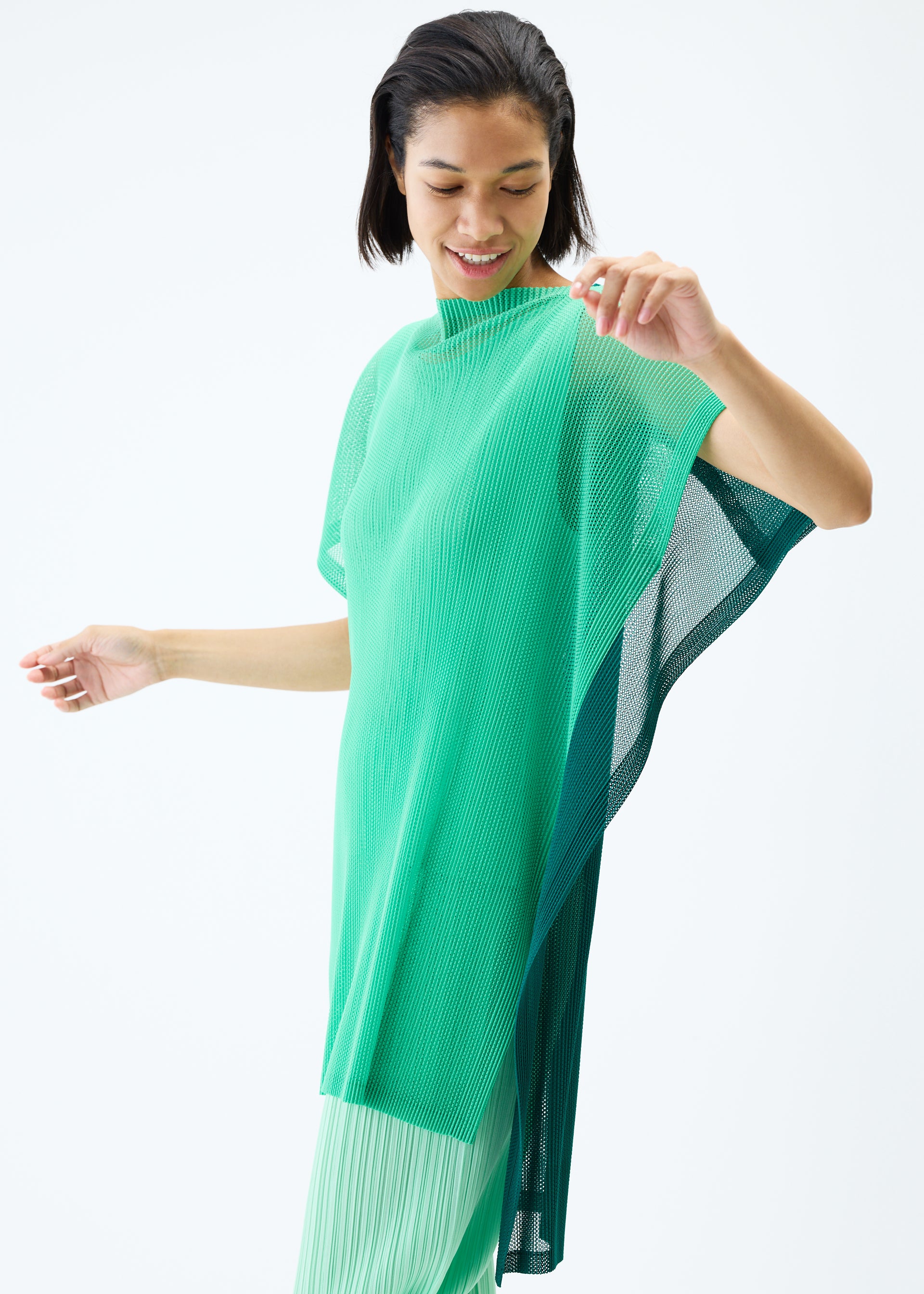 SHEER SQUARE、ウィメンズ_トップス_チュニック、着用画像4