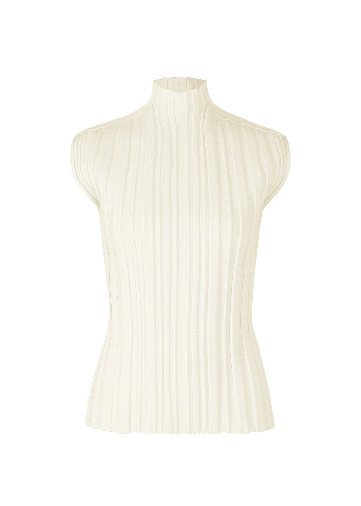 RIB KNIT、ウィメンズ_ニット、ホワイト
