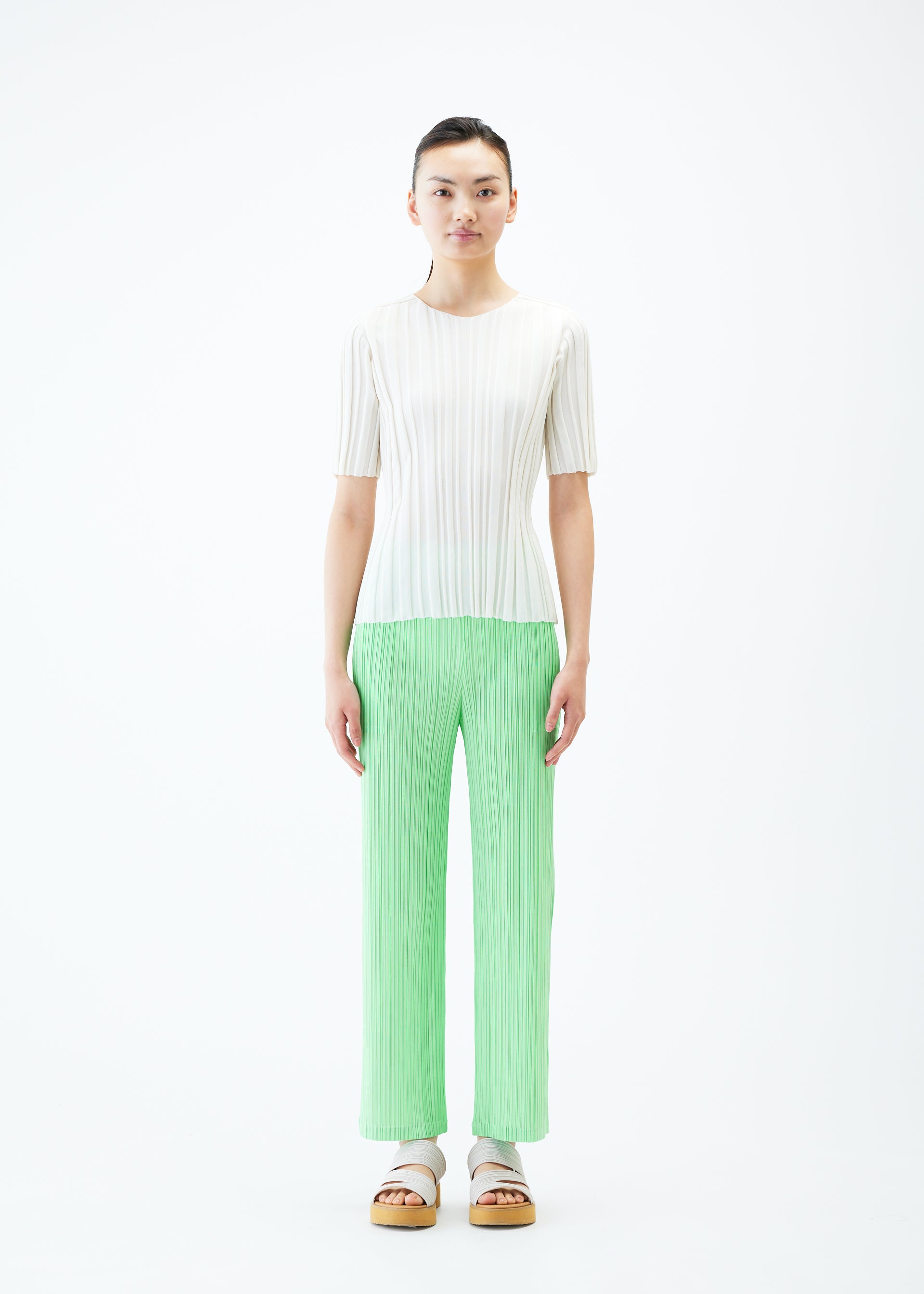 RIB KNIT、ウィメンズ_ニット、着用画像1