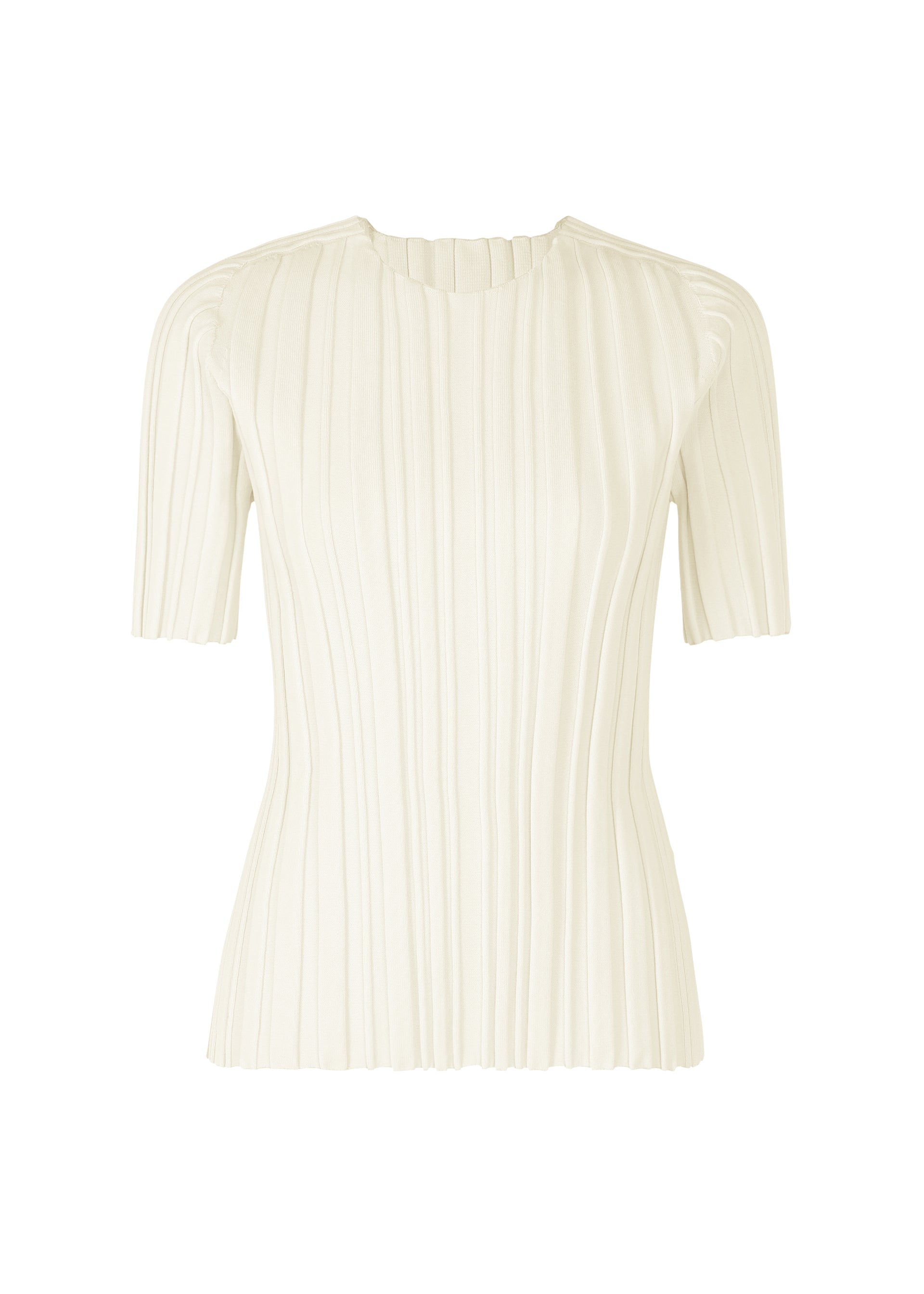 RIB KNIT、ウィメンズ_ニット、ホワイト