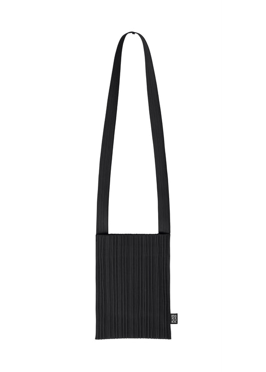 CREPE KNIT BAG、バッグ&財布_ショルダーバッグ、ブラック