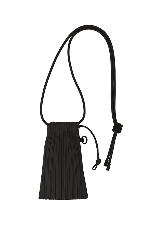 PLEATS MINI POCHETTE、バッグ&財布_ショルダーバッグ、ブラック