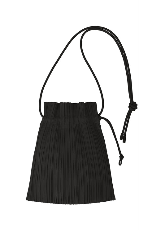 PLEATS MINI POCHETTE、バッグ&財布_ショルダーバッグ、ブラック