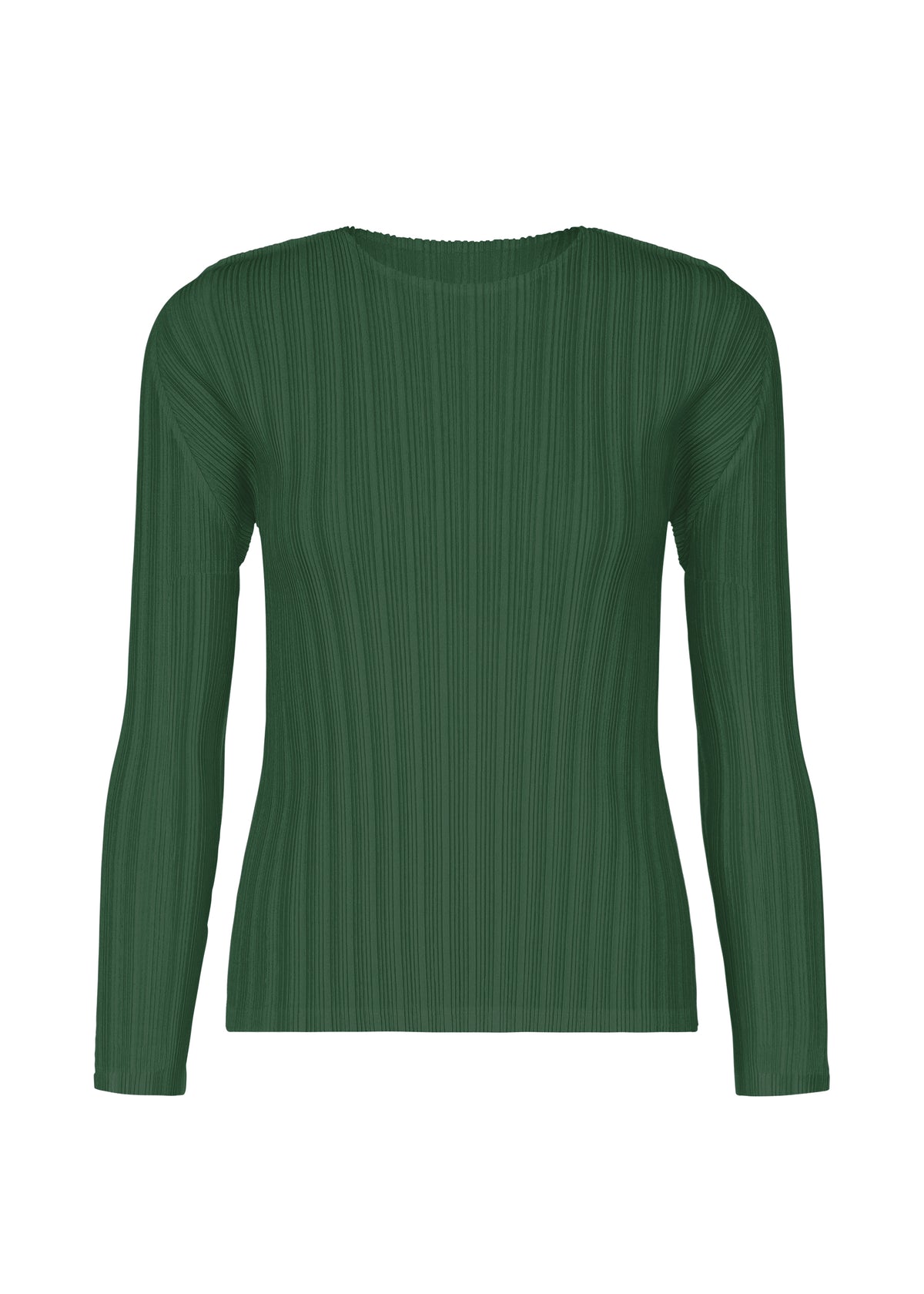 RIB PLEATS DECEMBER、ウィメンズ_トップス_トップ、グリーン